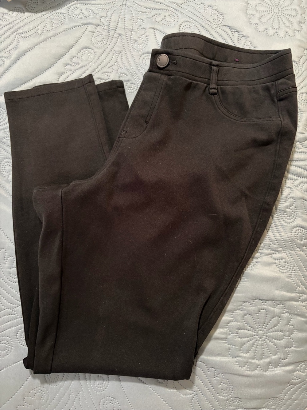 Lane Bryant Dark Black Skinny Jeans